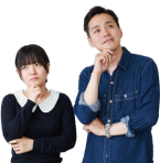 悩むカップルイメージ